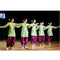 Pink With Green Embroidery Dance Costume